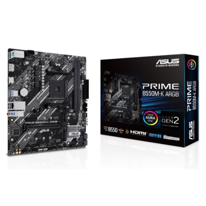 ASUS PRIME B550M-K ARGB DDR4 5100MHZ 1XHDMI 1XDP 2XM.2 USB 3.2 MATX AM4 (AMD AM4 5000/4000 G/3000 SERİSİ İLE UYUMLU) ASUS PRIME B550M-K ARGB DDR4 5100MHZ 1XHDMI 1XDP 2XM.2 USB 3.2 MATX AM4 (AMD AM4 5000/4000 G/3000 SERİSİ İLE UYUMLU)