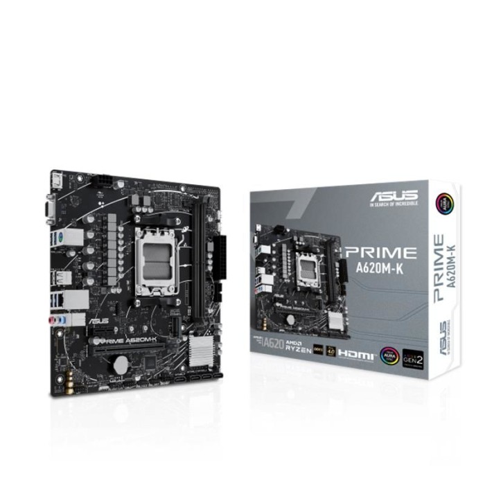 ASUS PRIME A620M-K DDR5 6400MHZ 1XVGA 1XHDMI 1XM.2 USB 3.2 MATX AM5 ( AMD AM5 7000 SERİSİ İLE UYUMLU) ASUS PRIME A620M-K DDR5 6400MHZ 1XVGA 1XHDMI 1XM.2 USB 3.2 MATX AM5 ( AMD AM5 7000 SERİSİ İLE UYUMLU)