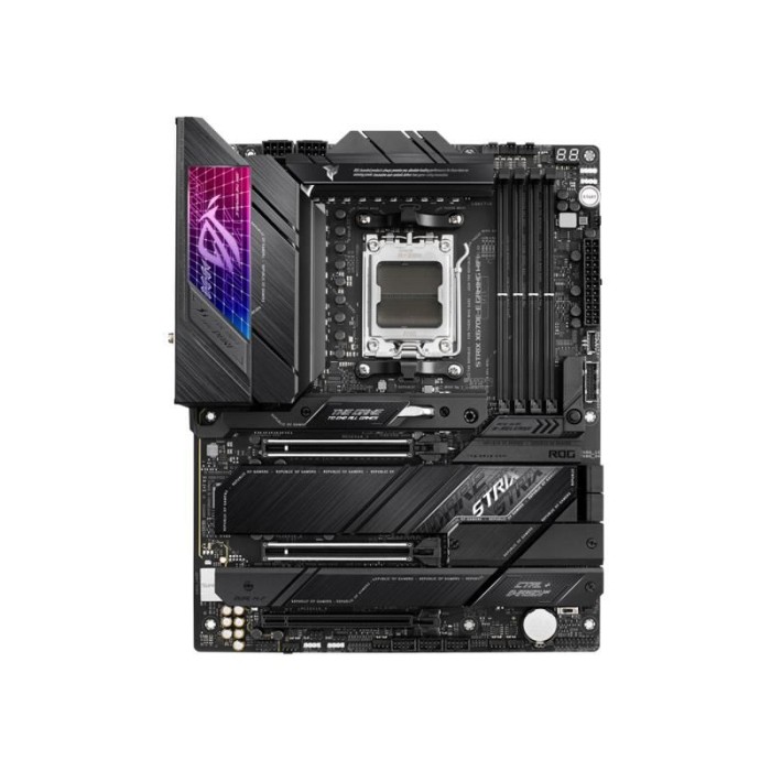 ASUS ROG STRIX X670E-E GAMING WIFI DDR5 6400MHZ 1XHDMI 1XDP 4XM.2 ATX AM5 (AMD AM5 7000 SERİSİ İŞLEMCİ İLE UYUMLU) ASUS ROG STRIX X670E-E GAMING WIFI DDR5 6400MHZ 1XHDMI 1XDP 4XM.2 ATX AM5 (AMD AM5 7000 SERİSİ İŞLEMCİ İLE UYUMLU)