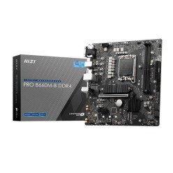 MSI PRO B660M-B DDR4 4600MHZ 1XVGA 1XHDMI 1XM.2 USB 3.2 MATX 1700P