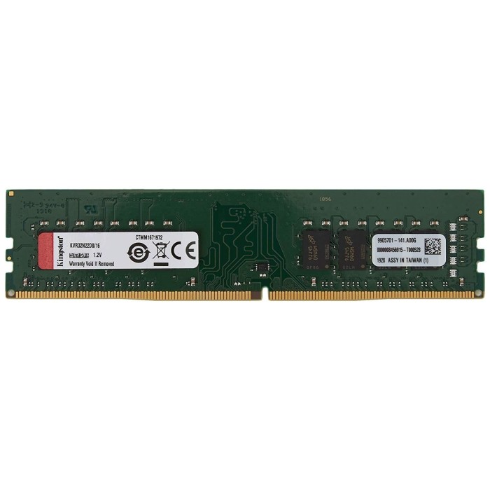 16 GB DDR4 3200MHz KINGSTON KVR32N22D8/16 PC 16 GB DDR4 3200MHz KINGSTON KVR32N22D8/16 PC