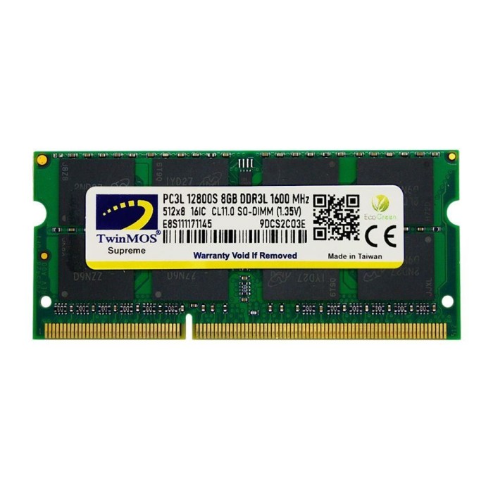 8 GB DDR3 1600 TWINMOS 1.35 NB MDD3L8GB1600N