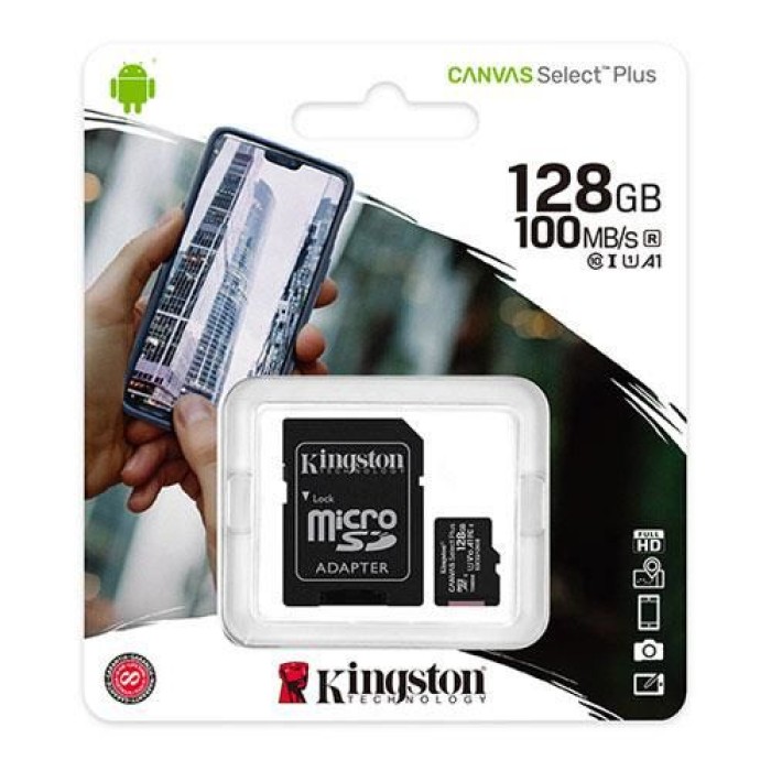 128 GB KINGSTON MICRO SDXC SDCG3/128GB CANVAS GO+ 128 GB KINGSTON MICRO SDXC SDCG3/128GB CANVAS GO+
