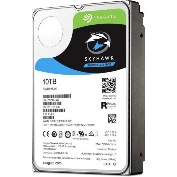 10 TB 3.5 SEAGATE 7200RPM 256M ST10000VE001 SKYHAWK (RESMI DIST GARANTILI) 10 TB 3.5 SEAGATE 7200RPM 256M ST10000VE001 SKYHAWK (RESMI DIST GARANTILI)