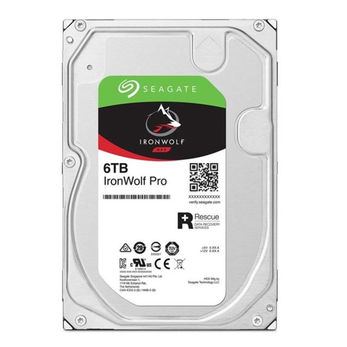 6 TB SEAGATE 3.5 IRONWOLF PRO SATA3 7200RPM 256MB ST6000NT001(RESMI DIST GARANTILI) 6 TB SEAGATE 3.5 IRONWOLF PRO SATA3 7200RPM 256MB ST6000NT001(RESMI DIST GARANTILI)