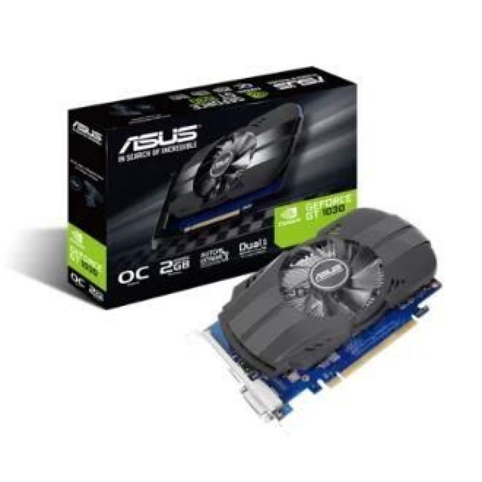 ASUS GEFORCE PH-GT1030-O2G 2GB GDDR5 64BIT 1XHDMI 1XDVI EKRAN KARTI ASUS GEFORCE PH-GT1030-O2G 2GB GDDR5 64BIT 1XHDMI 1XDVI EKRAN KARTI