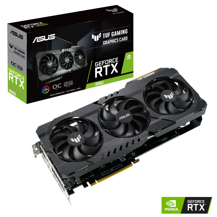 ASUS TUF RTX3060-O12G-V2 GAMING DDR6 192B 2XHDMI 3XDP HDCP ASUS TUF RTX3060-O12G-V2 GAMING DDR6 192B 2XHDMI 3XDP HDCP