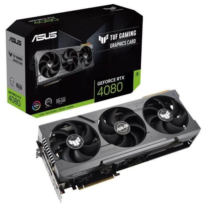 ASUS TUF RTX4080-16G-GAMING 16GB DDR6 256B 2XHDMI 3XDP ASUS TUF RTX4080-16G-GAMING 16GB DDR6 256B 2XHDMI 3XDP