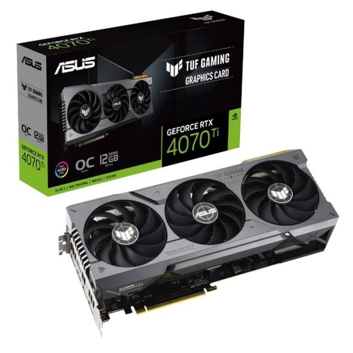 ASUS GEFORCE TUF-RTX4070TI-O12G-GAMING 12GB GDDR6X 192BIT 2XHDMI 3XDP EKRAN KARTI ASUS GEFORCE TUF-RTX4070TI-O12G-GAMING 12GB GDDR6X 192BIT 2XHDMI 3XDP EKRAN KARTI