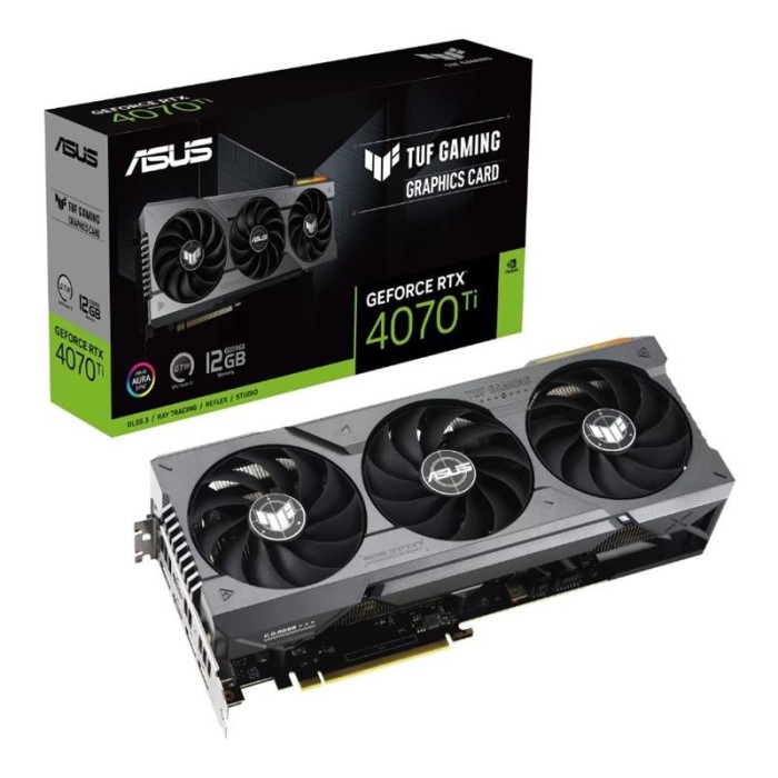 ASUS GEFORCE TUF-RTX4070TI-12G-GAMING 12GB GDDR6X 192BIT 2XHDMI 3XDP EKRAN KARTI ASUS GEFORCE TUF-RTX4070TI-12G-GAMING 12GB GDDR6X 192BIT 2XHDMI 3XDP EKRAN KARTI