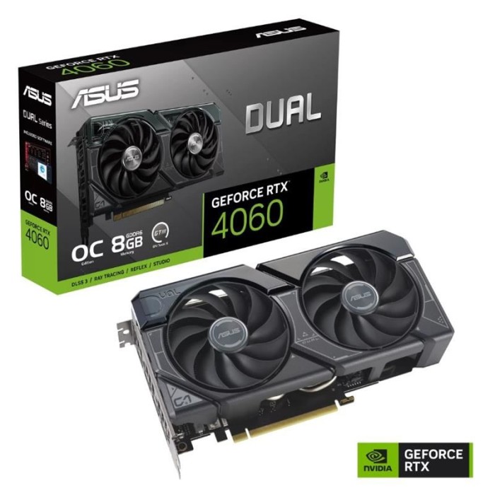 ASUS GEFORCE DUAL-RTX4060-O8G 8GB GDDR6 1XHDMI 3XDP EKRAN KARTI ASUS GEFORCE DUAL-RTX4060-O8G 8GB GDDR6 1XHDMI 3XDP EKRAN KARTI