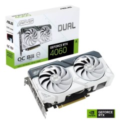 ASUS GEFORCE DUAL-RTX4060-O8G-WHITE 8GB GDDR6 128BIT 1XHDMI 3XDP EKRAN KARTI
