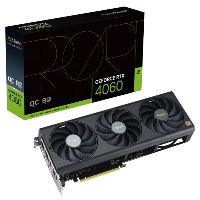 ASUS GEFORCE PROART-RTX4060-O8G 8GB GDDR6 1XHDMI 3XDP EKRAN KARTI ASUS GEFORCE PROART-RTX4060-O8G 8GB GDDR6 1XHDMI 3XDP EKRAN KARTI