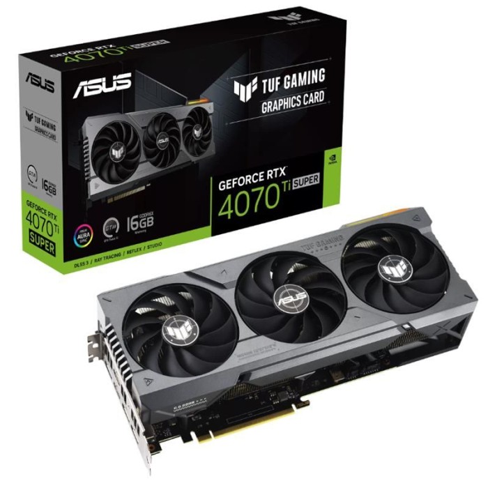 ASUS GEFORCE TUF-RTX4070TIS-16G-GAMING 16GB GDDR6X 256BIT 2XHDMI 3XDP EKRAN KARTI ASUS GEFORCE TUF-RTX4070TIS-16G-GAMING 16GB GDDR6X 256BIT 2XHDMI 3XDP EKRAN KARTI