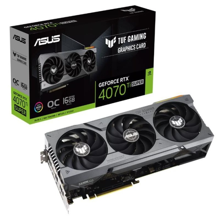 ASUS GEFORCE TUF-RTX4070TIS-O16G-GAMING 16GB GDDR6X 256BIT 2XHDMI 3XDP EKRAN KARTI ASUS GEFORCE TUF-RTX4070TIS-O16G-GAMING 16GB GDDR6X 256BIT 2XHDMI 3XDP EKRAN KARTI