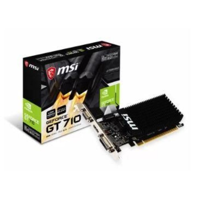 MSI GEFORCE GT710 2GD3H LP 2GB DDR3 64BIT 1XVGA 1XHDMI 1XDVI EKRAN KARTI MSI GEFORCE GT710 2GD3H LP 2GB DDR3 64BIT 1XVGA 1XHDMI 1XDVI EKRAN KARTI