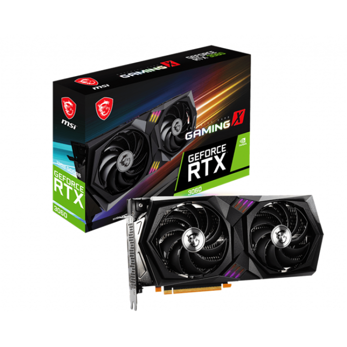 MSI GEFORCE RTX3060 GAMING X 12GB DDR6 192B 1XHDMI 3XDP