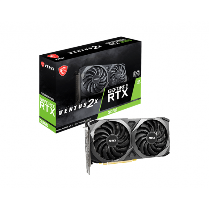 MSI GEFORCE RTX3060 VENTUS 2X 12G OC DDR6 192B 1XHDMI 3XDP MSI GEFORCE RTX3060 VENTUS 2X 12G OC DDR6 192B 1XHDMI 3XDP
