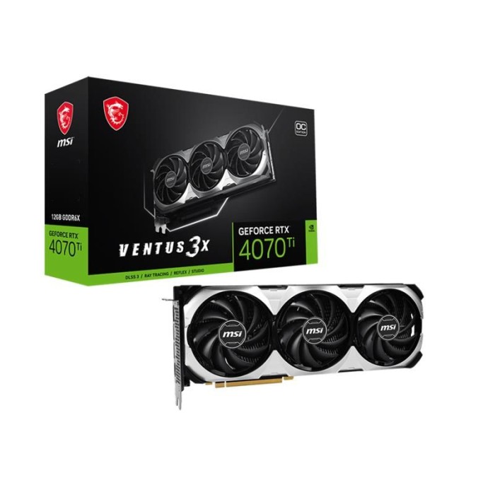 MSI GEFORCE RTX4070TI VENTUS 3X 12G OC 12GB 192BIT GDDR6X 1XHDMI 3XDP EKRAN KARTI MSI GEFORCE RTX4070TI VENTUS 3X 12G OC 12GB 192BIT GDDR6X 1XHDMI 3XDP EKRAN KARTI