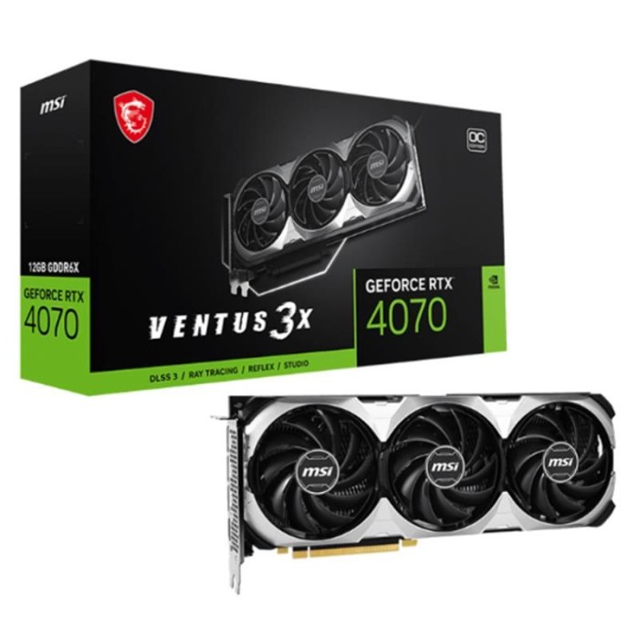 MSI GEFORCE RTX4070 VENTUS 3X 12G OC 12GB GDDR6X 192BIT 1XHDMI 3XDP EKRAN KARTI MSI GEFORCE RTX4070 VENTUS 3X 12G OC 12GB GDDR6X 192BIT 1XHDMI 3XDP EKRAN KARTI