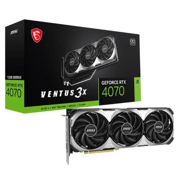 MSI GEFORCE RTX4070 VENTUS 3X E 12G OC 12GB GDDR6X 192BIT 1XHDMI 3XDP EKRAN KARTI MSI GEFORCE RTX4070 VENTUS 3X E 12G OC 12GB GDDR6X 192BIT 1XHDMI 3XDP EKRAN KARTI