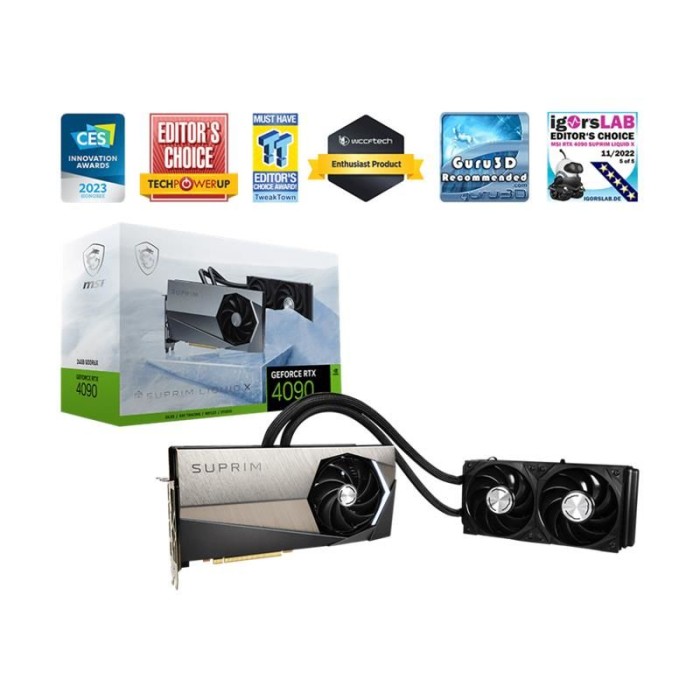 MSI GEFORCE RTX4090 SUPRIM LIQUID X 24G 24GB GDDR6X 1XHDMI 3XDP EKRAN KARTI MSI GEFORCE RTX4090 SUPRIM LIQUID X 24G 24GB GDDR6X 1XHDMI 3XDP EKRAN KARTI