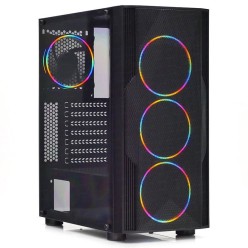 DARK DİAMOND PRO MESH DKCHDIAMONDPROMS600 600W 4X12CM FAN 1X USB3.0 2X USB2.0 FULL AKRİLİK OYUNCU