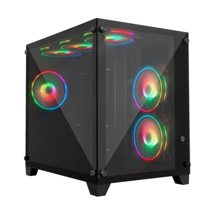 FRISBY PHOENIX FC-9505G PSU YOK 6X120MM RGB FAN USB 3.0 GAMING SİYAH KASA FRISBY PHOENIX FC-9505G PSU YOK 6X120MM RGB FAN USB 3.0 GAMING SİYAH KASA