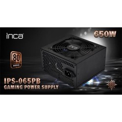INCA IPS-065PB 650W 140MM FAN 80+ BRONZ POWER SUPPLY