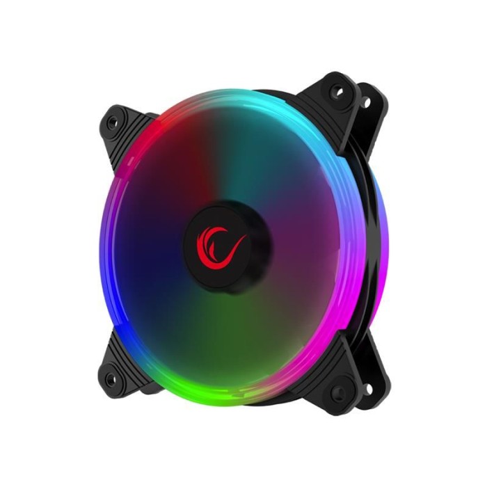 RAMPAGE 4C-120 120X120X25MM GÖKKUŞAĞI RENKLİ DOUBLE RING KASA FANI RAMPAGE 4C-120 120X120X25MM GÖKKUŞAĞI RENKLİ DOUBLE RING KASA FANI