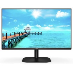 23.8 AOC 24B2XHM2 4MS 75MHZ 1XVGA 1XHDMI FHD 1920X1080 FLICKER-FREE DÜŞÜK MAVİ IŞIK ÇERÇEVESİZ VESA SİYAH