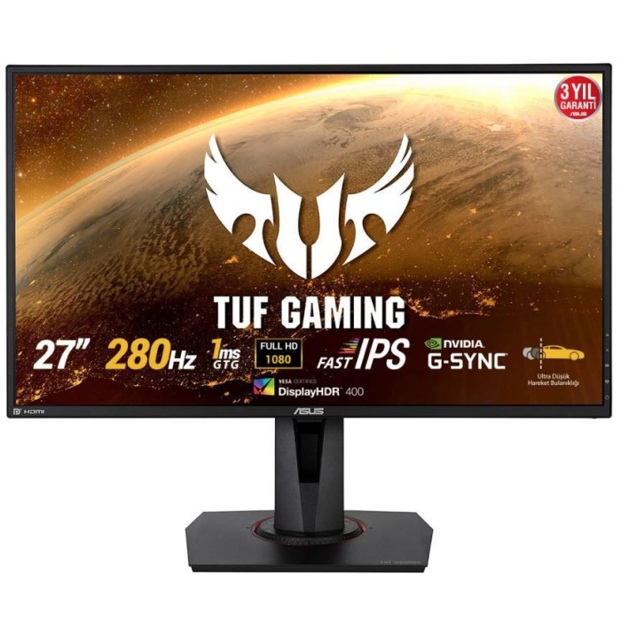 27 ASUS TUF GAMING VG279QM IPS 1MS 280MHZ 2XHDMI 1XDP FHD 1920X1080 HOPARLÖR YÜKSEKLİK AYARI PIVOT VESA SİYAH 27 ASUS TUF GAMING VG279QM IPS 1MS 280MHZ 2XHDMI 1XDP FHD 1920X1080 HOPARLÖR YÜKSEKLİK AYARI PIVOT VESA SİYAH