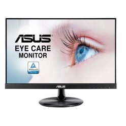 21.5 ASUS VP229HE IPS 5MS 75MHZ 1XVGA 1XHDMI FHD 1920X1080 FLICKER-FREE FREESYNC DÜŞÜK MAVİ IŞIK VESA SİYAH