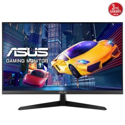 27 ASUS VY279HGE IPS 1MS 144HZ 1XHDMI FHD 1920X1080 ÇERÇEVESİZ DÜŞÜK MAVİ IŞIK FLICKER-FREE VESA SİYAH