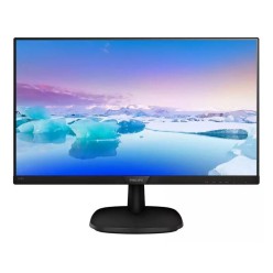 23.8 PHILIPS 243V7QDSB/00 IPS 4MS 75MHZ 1XVGA 1XHDMI 1XDVI FHD 1920X1080 FLICKER-FREE DÜŞÜK MAVİ IŞIK VESA SİYAH