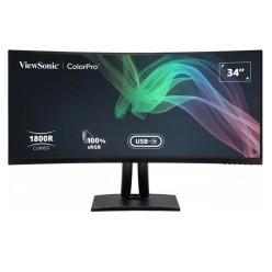 34 VIEWSONIC VP3481A 5MS 100MHZ 2XHDMI 1XDP USB TYPE-C RJ45 WQHD 3440X1440 HOPARLÖR ÇERÇEVESİZ CURVED PIVOT
