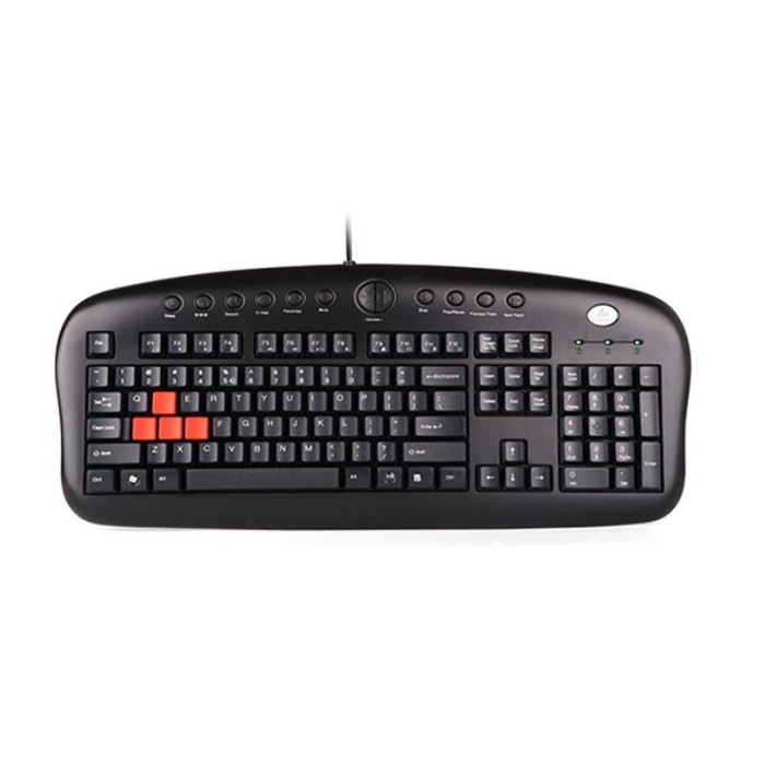 A4 TECH KB-28 Q USB MM KLAVYE KABLOLU SİYAH GAMING A4 TECH KB-28 Q USB MM KLAVYE KABLOLU SİYAH GAMING