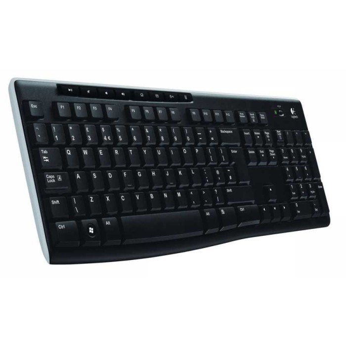 LOGITECH K270 Q MM KLAVYE SIYAH 920-003761 KABLOSUZ