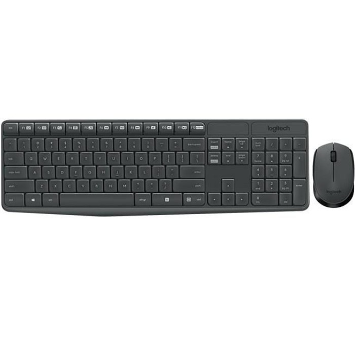 LOGITECH MK235 Q KABLOSUZ KB+ MOU 920-007925 GRI LOGITECH MK235 Q KABLOSUZ KB+ MOU 920-007925 GRI