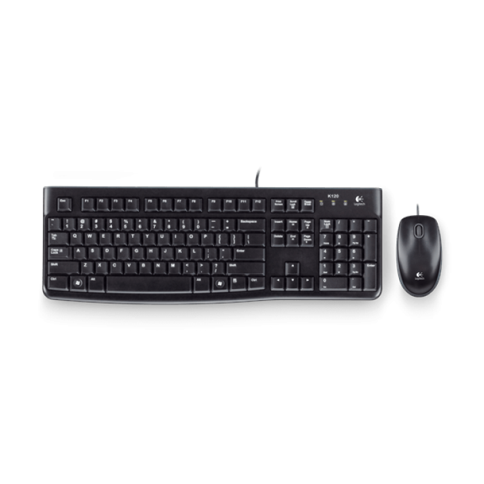 LOGITECH MK120 Q USB KABLOLU SIYAH SET 920-002560