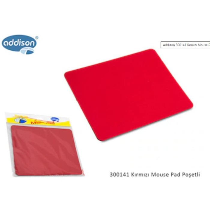 ADDISON 300141 KIRMIZI MOUSE PAD POŞETLİ ADDISON 300141 KIRMIZI MOUSE PAD POŞETLİ