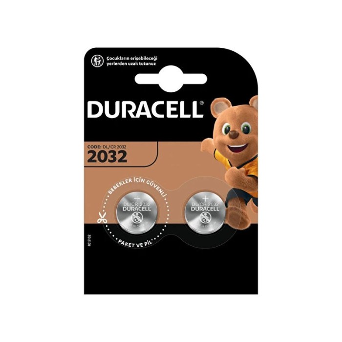 Duracell Cr2032 Lithium 3v Pil 2'li Paket Duracell Cr2032 Lithium 3v Pil 2'li Paket