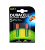 Duracell Şarj Edilebilir AAA İnce Kalem Pil 900 mAh 2'li Paket Duracell Şarj Edilebilir AAA İnce Kalem Pil 900 mAh 2'li Paket