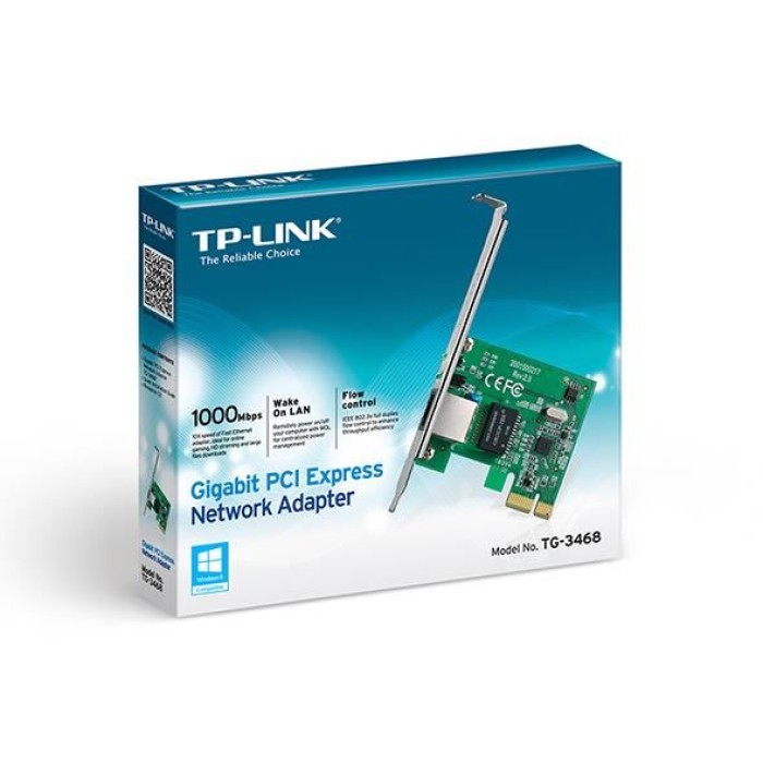 TP-LINK TG-3468 10/100/1000 PCIEX ETHERNET KARTI TP-LINK TG-3468 10/100/1000 PCIEX ETHERNET KARTI