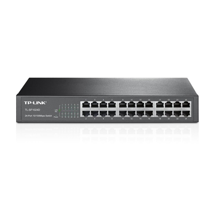 TP-LINK TL-SF1024D 24 PORT 10/100 METAL SWITCH TP-LINK TL-SF1024D 24 PORT 10/100 METAL SWITCH