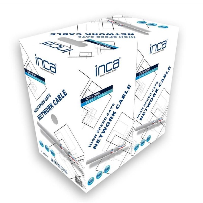 INCA ICAT6-305M CAT6 23 AWG 0,57MM KABLO 305M