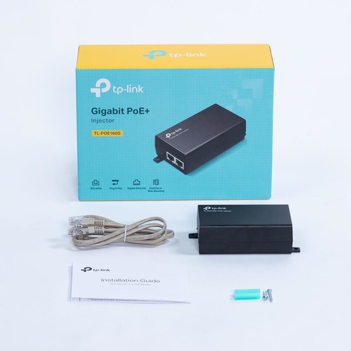 TP-LINK TL-POE160S 2 PORT GIGABIT ADAPTOR