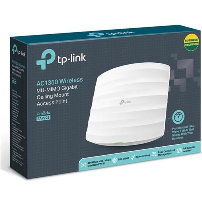 TP-LINK EAP225 AC1350 GIGABIT TAVAN ACCESS POINT TP-LINK EAP225 AC1350 GIGABIT TAVAN ACCESS POINT