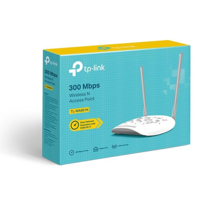 TP-LINK TL-WA801N 300MBPS WIRELESS N ACCESS POINT 1 PORT 10/100MBPS 2 X SABİT ÇOK YÖNLÜ ANTEN TP-LINK TL-WA801N 300MBPS WIRELESS N ACCESS POINT 1 PORT 10/100MBPS 2 X SABİT ÇOK YÖNLÜ ANTEN