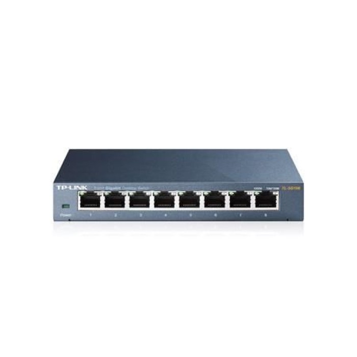 TP-LINK TL-SG108 8 PORT GIGABIT METAL SWITCH TP-LINK TL-SG108 8 PORT GIGABIT METAL SWITCH